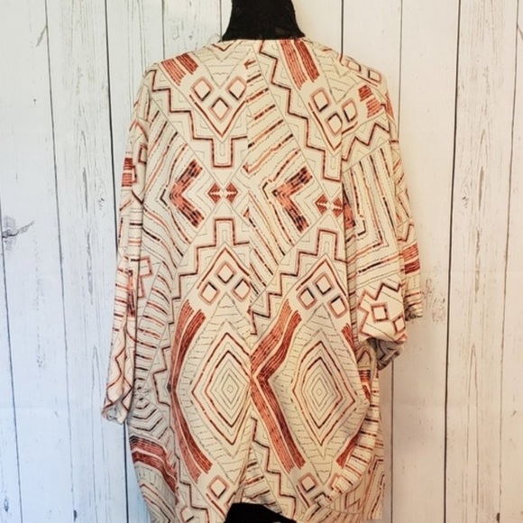 2/$20 Nordstrom Aztec Tribal Boho Kimono - Picture 2 of 4
